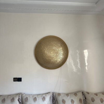 Elegant Moroccan Circle Wall Sconce, Handmade Moroccan wall light Available in Multiple Sizes for any Room, Moroccan lighting, Brass lamp