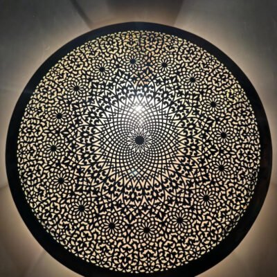 Elegant Moroccan Circle Wall Sconce, Handmade Moroccan wall light Available in Multiple Sizes for any Room, Moroccan lighting, Brass lamp