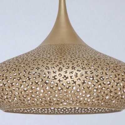 Brass pendant light - Handmade Moroccan brass lighting fixture