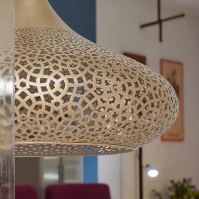 Brass pendant light - Handmade Moroccan brass lighting fixture