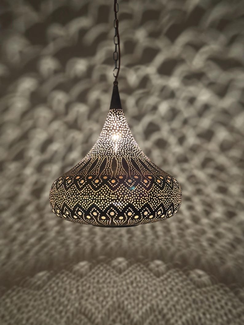 Moroccan Brass Pendant Lamp, Pendant Lamp, Brass Pendant Lamp, Light Fixtures, Pendant Lighting, Simple Moroccan Pendant Lamp