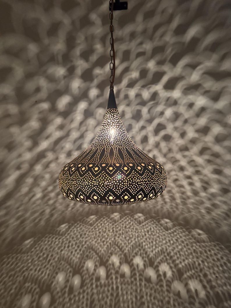 Moroccan Brass Pendant Lamp, Pendant Lamp, Brass Pendant Lamp, Light Fixtures, Pendant Lighting, Simple Moroccan Pendant Lamp
