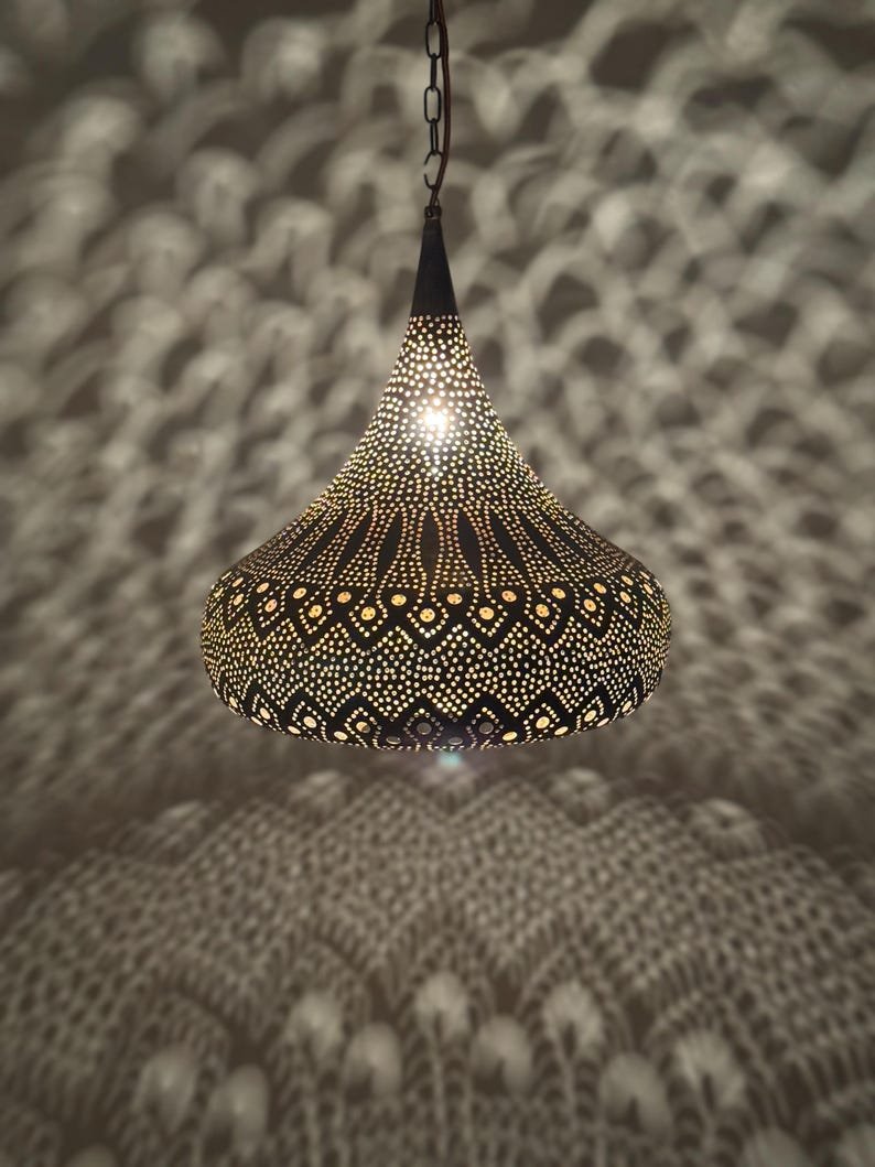Moroccan Brass Pendant Lamp, Pendant Lamp, Brass Pendant Lamp, Light Fixtures, Pendant Lighting, Simple Moroccan Pendant Lamp