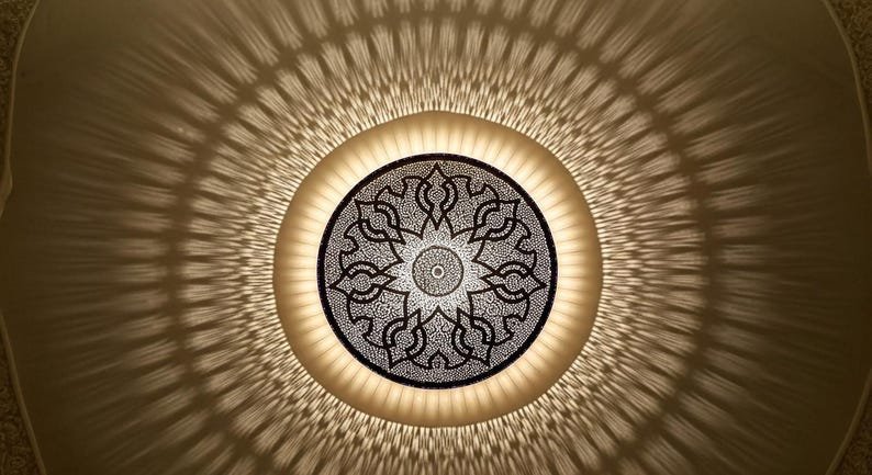 Handmade Moroccan Brass Wall Sconce: Geometric Light Decor Handmade Moroccan Brass Wall Sconce: Geometric Light Decor