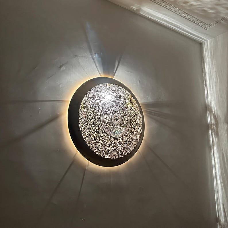Moroccan brass wall light, round light, bronze circle wall light, gold lamp, handmade wall light, round sconce lampshade,Marrakech Moroccan brass wall light, round light, bronze circle wall light, gold lamp, handmade wall light, round sconce lampshade,Marrakech