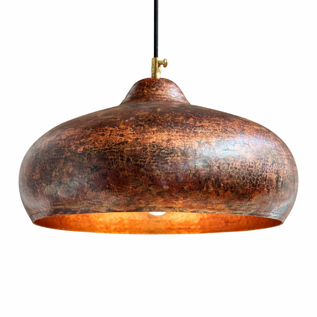 ChatGPT Image Feb 27, 2026, 12_38_02 PM Hammered Copper Patina Pendant