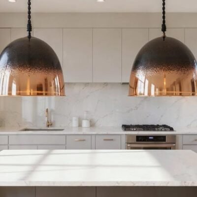 barss12 (5) Black Ombre Copper Dome Pendant