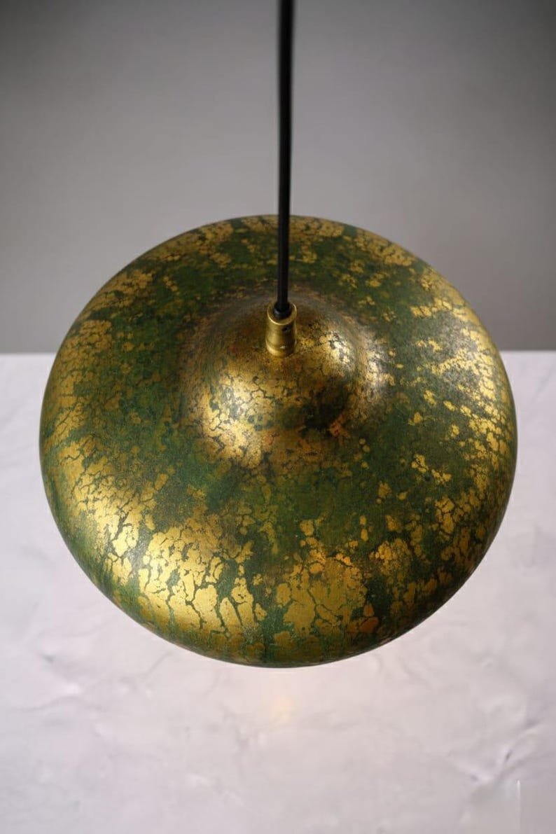 Verdigris Brass Pendant Light