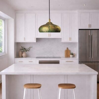 Verdigris Brass Pendant Light