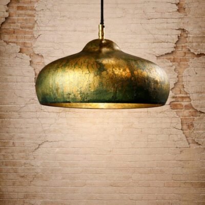 Verdigris Brass Pendant Light