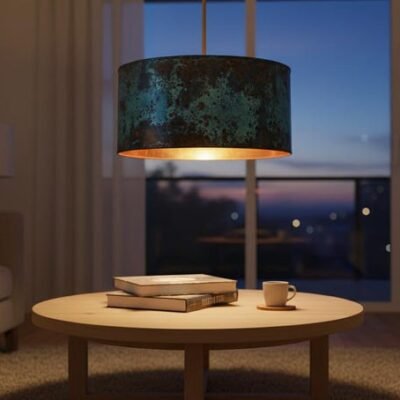 Modern Patina Copper Ceiling Lamp