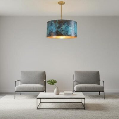 Modern Patina Copper Ceiling Lamp
