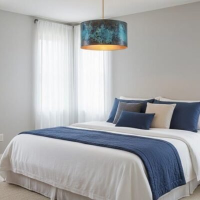 Modern Patina Copper Ceiling Lamp