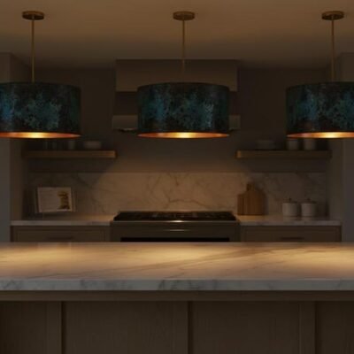 Modern Patina Copper Ceiling Lamp