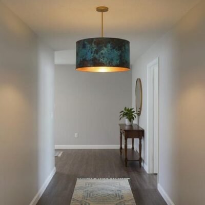Modern Patina Copper Ceiling Lamp