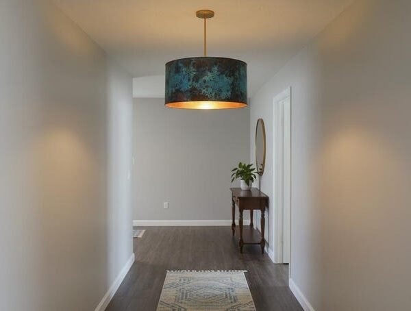 Modern Patina Copper Ceiling Lamp