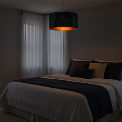 Modern Patina Copper Ceiling Lamp