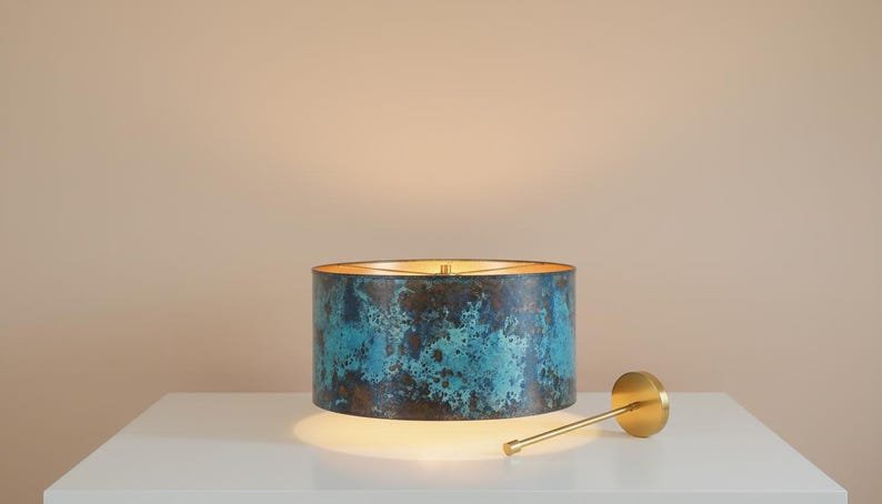 Modern Patina Copper Ceiling Lamp