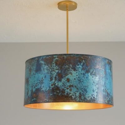 Modern Patina Copper Ceiling Lamp
