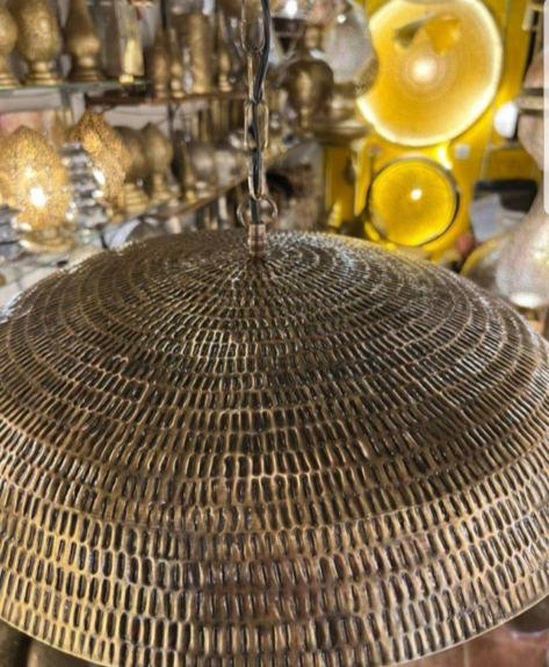 Rustic Dome Statement Light