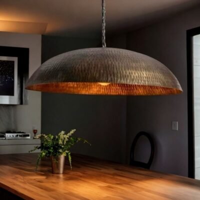 Rustic Dome Statement Light