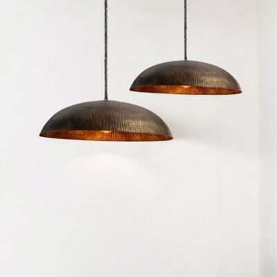 Rustic Dome Statement Light