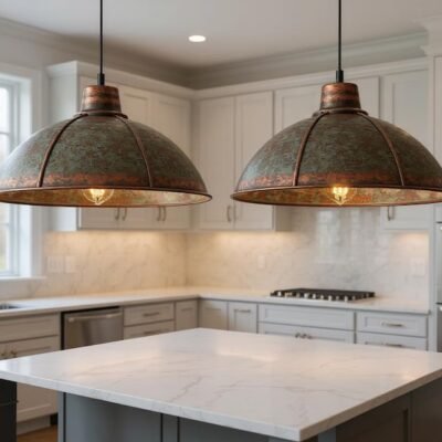 brass14 (2) Moroccan Patina Brass Dome Pendant