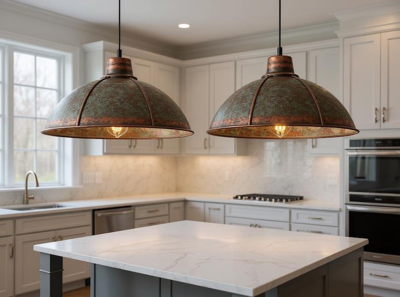 brass14 (2) Moroccan Patina Brass Dome Pendant