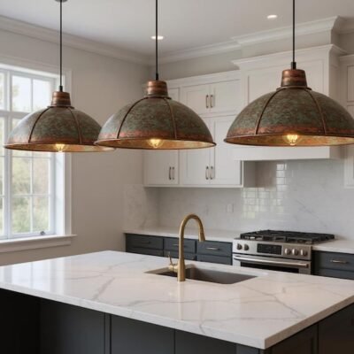 brass14 (3) Moroccan Patina Brass Dome Pendant