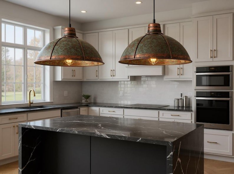 brass14 (5) Moroccan Patina Brass Dome Pendant