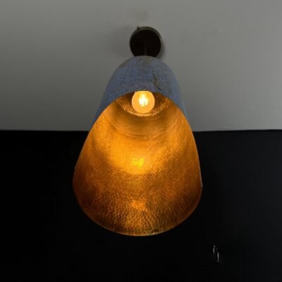 brass2 (1) Blue Patina Copper Pendant Light