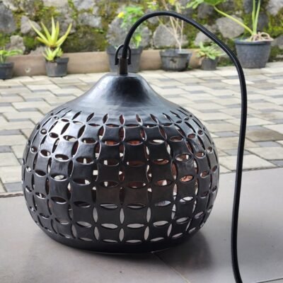 Moroccan Patina Brass Pendant Light