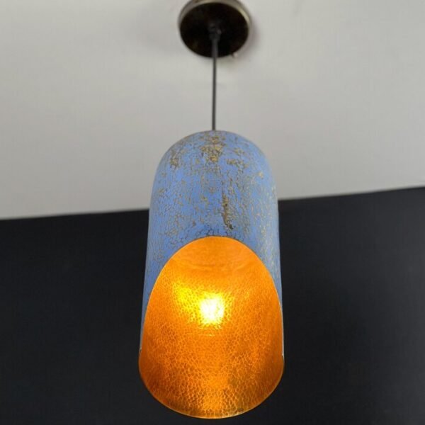 brass2 (2) Blue Patina Copper Pendant Light