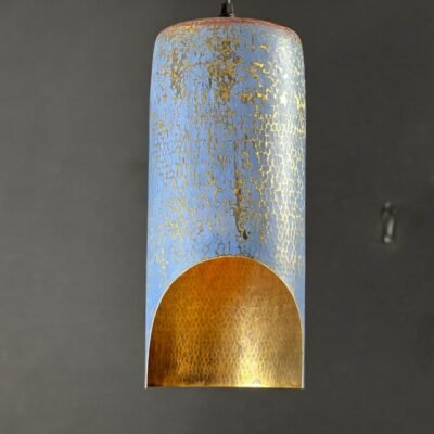 brass2 (3) Blue Patina Copper Pendant Light