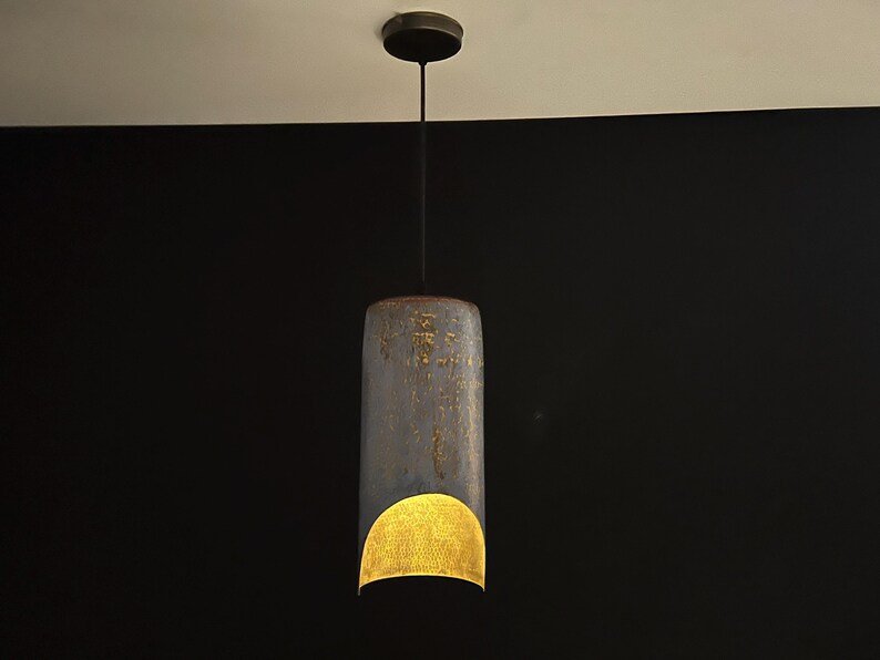 brass2 (6) Blue Patina Copper Pendant Light