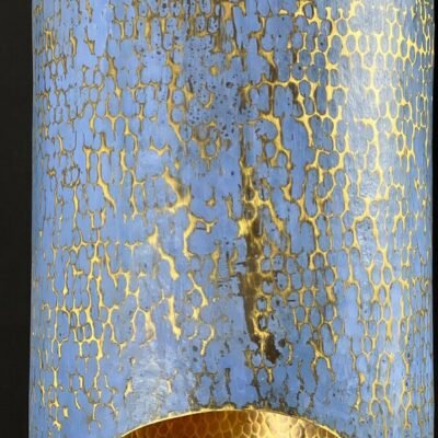 brass2 (8) Blue Patina Copper Pendant Light
