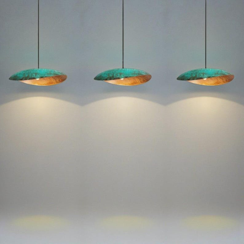 Verdigris Dome Pendant Light