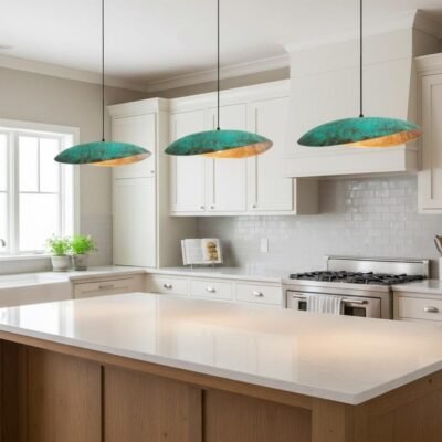 Verdigris Dome Pendant Light