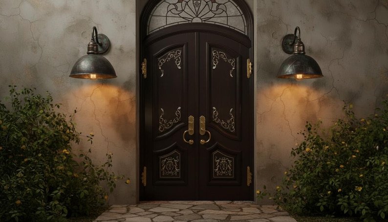 Vintage Verdigris Wall Sconce