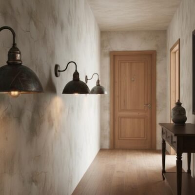 Vintage Verdigris Wall Sconce