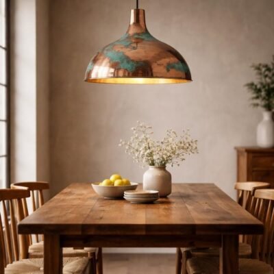 il_794xN.7525693198_p6jp Verdigris Copper Dome Pendant Light