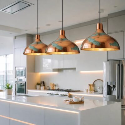 il_794xN.7525693210_r4r9 Verdigris Copper Dome Pendant Light