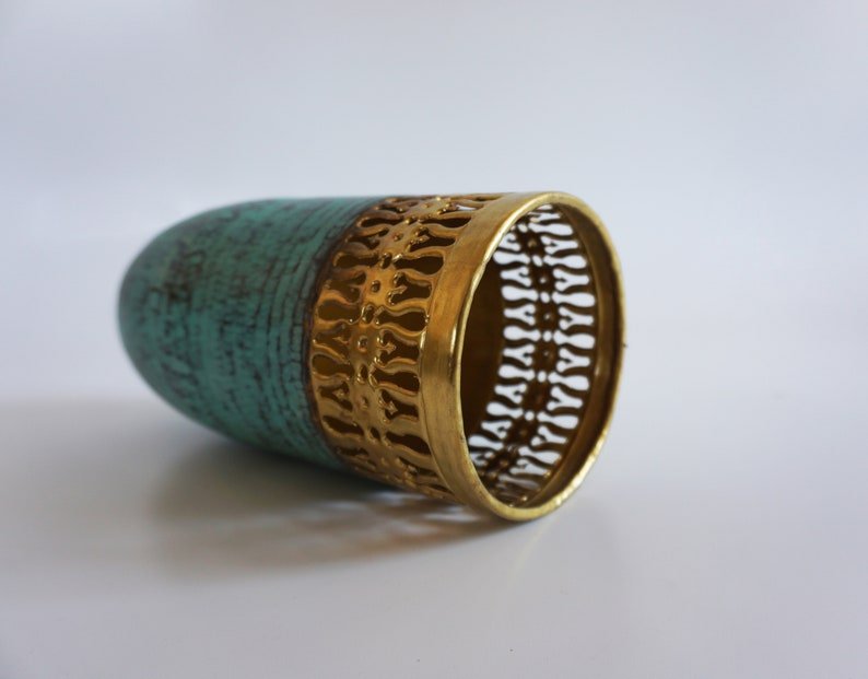 maroccin 9 (5) Moroccan Patina Brass Cylinder Pendant Light