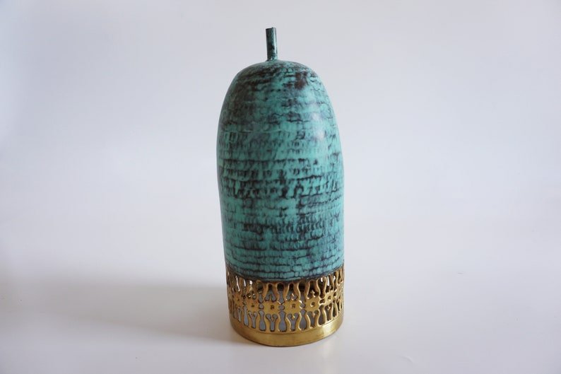 maroccin 9 (6) Moroccan Patina Brass Cylinder Pendant Light