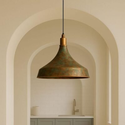 marocin 2 (1) Moroccan Patina Brass Dome Pendant Light