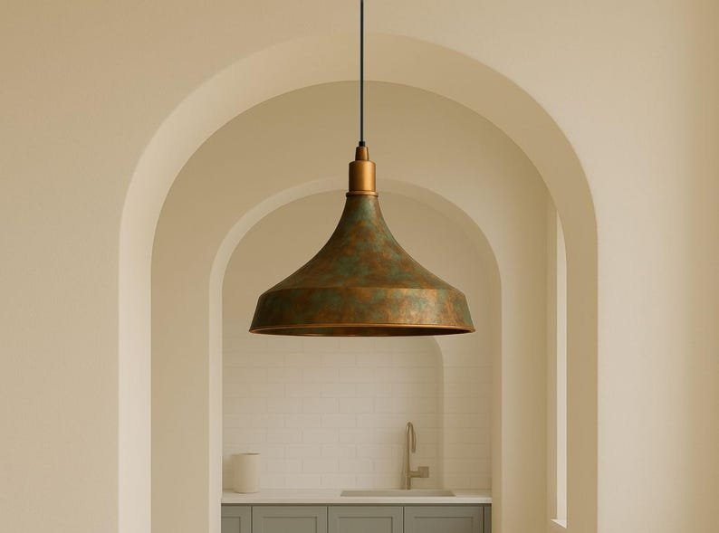 marocin 2 (1) Moroccan Patina Brass Dome Pendant Light