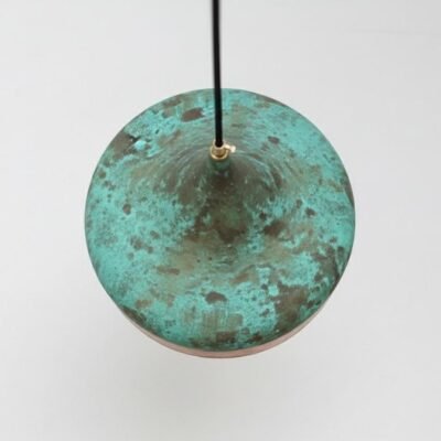 barss13 (6) Verdigris Patina Pendant Light