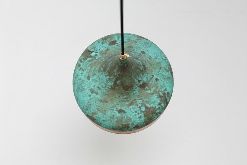 barss13 (6) Verdigris Patina Pendant Light