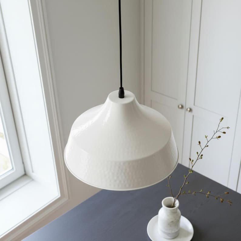 brass1 (8) White & Copper Hammered Dome Pendant Light