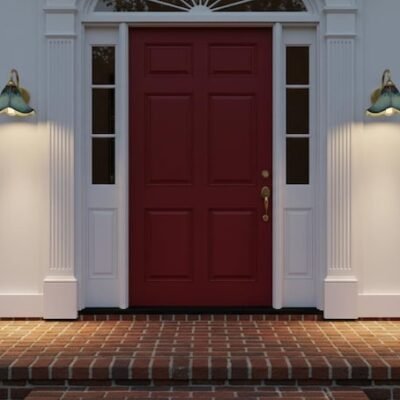 Double Shade Verdigris Brass Wall Sconce